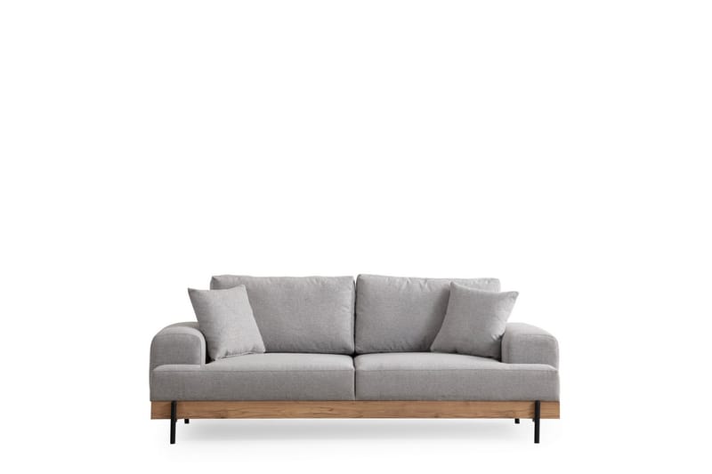 Eti Sofa 3-pers - Grå - 3 personers sofa