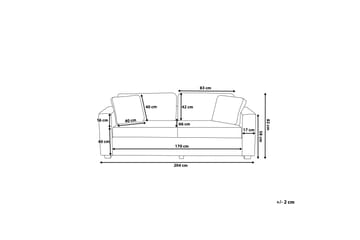 Falun Sofa 2-4 sæder - Grå - Møbler - Sofaer - 3 personers sofa