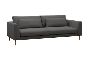 Florenz 3-personers Stofsofa - Mørkegrå - Møbler - Sofaer - 3 personers sofa