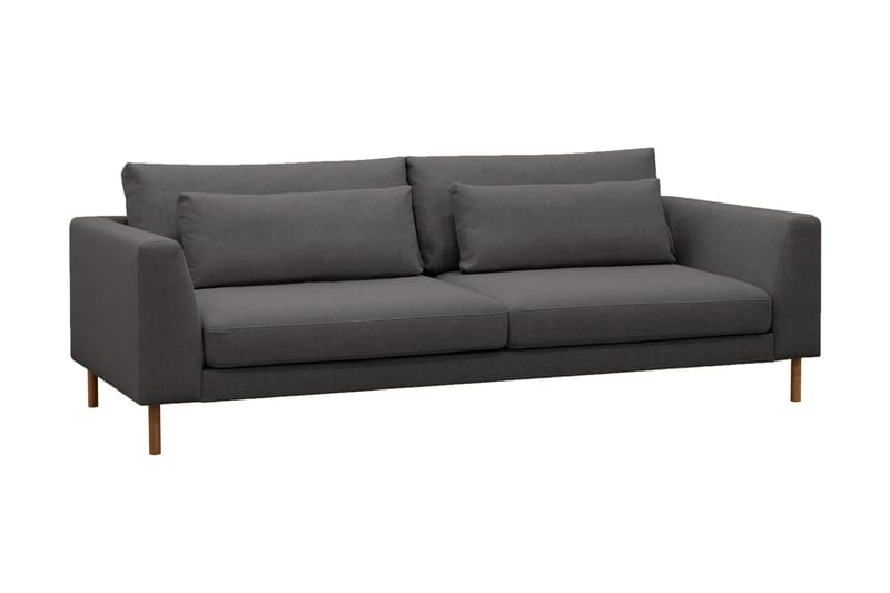 Florenz 3-personers Stofsofa - Mørkegrå - Møbler - Sofaer - 3 personers sofa