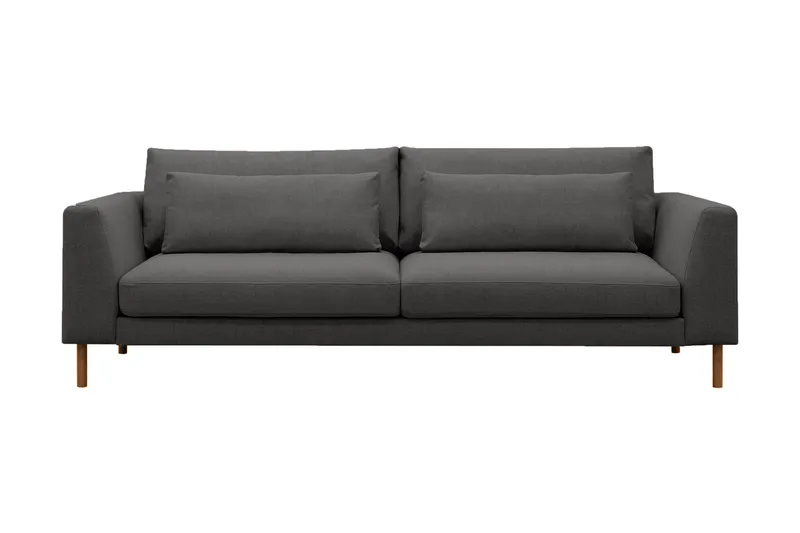 Florenz 3-personers Stofsofa, Mørkegrå