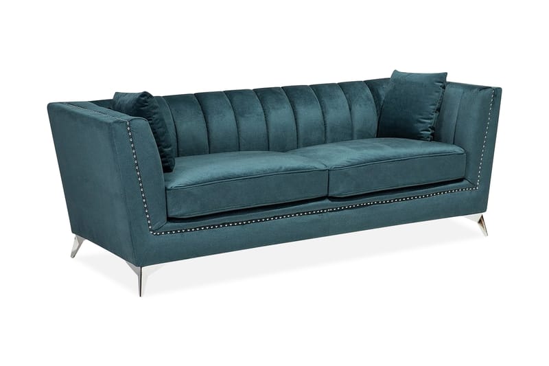 Gaula Sofa 3 sæder - Blå - 3 personers sofa