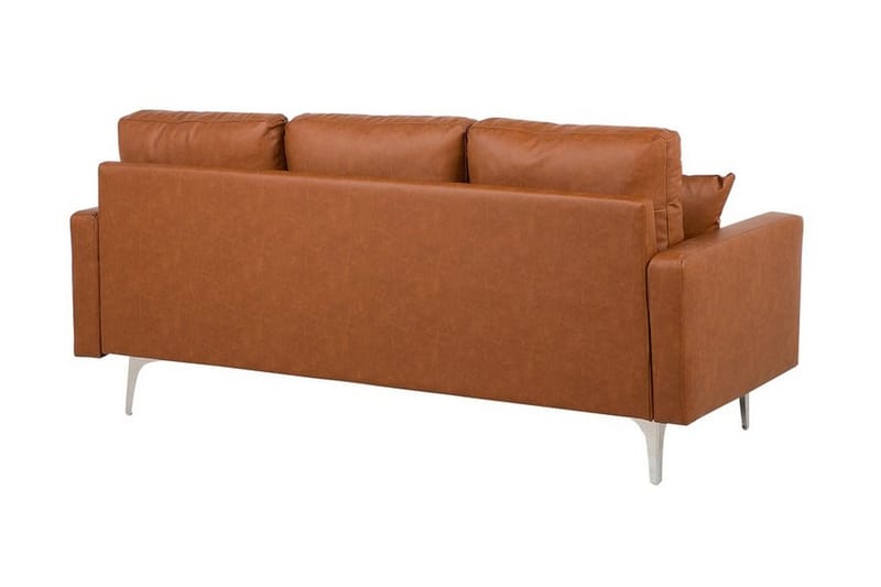 Gavle Sofa 3 sæder - Brun - 3 personers sofa