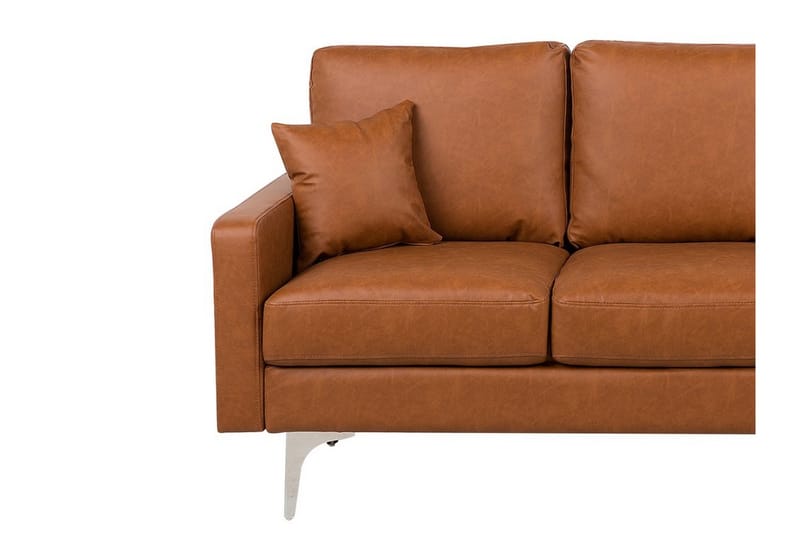 Gavle Sofa 3 sæder - Brun - 3 personers sofa