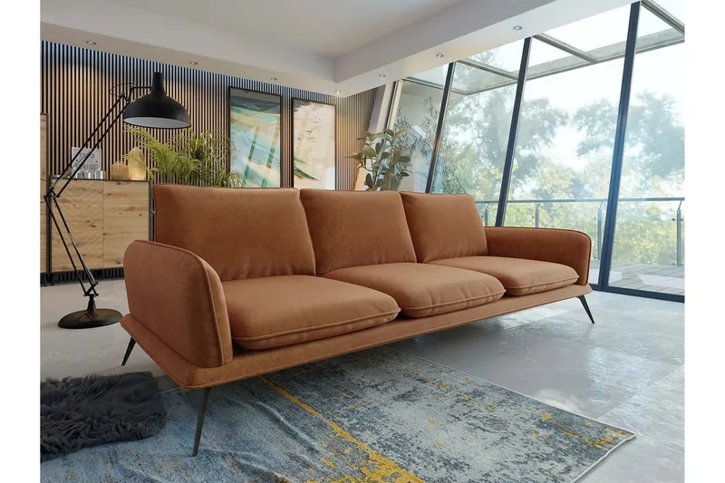 Graystone 3-sits Soffa Brown - Møbler - Sofaer - 3 personers sofa