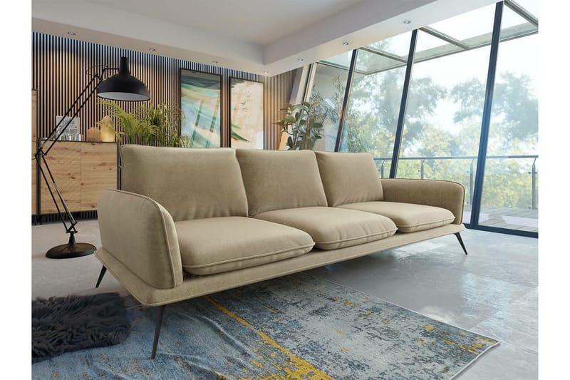 Graystone 3-pers. Sofa - Beige - Møbler - Sofaer - 3 personers sofa