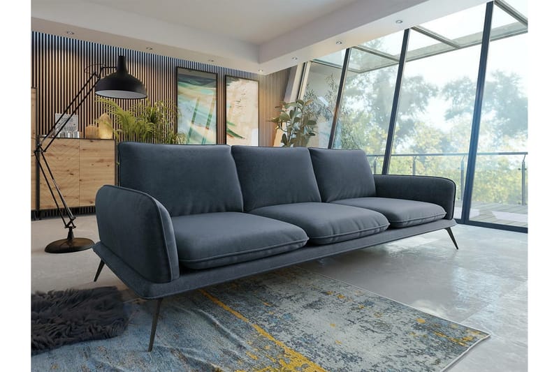 Graystone 3-pers. Sofa - Mørkegrå - Møbler - Sofaer - 3 personers sofa