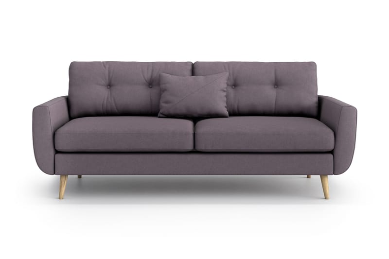 Harrisa 3-pers. Sofa - Lilla - 3 personers sofa