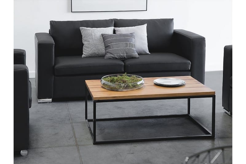 Helsinki Sofa 3 pers - Sort - Møbler - Sofaer - 3 personers sofa