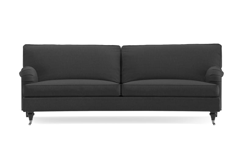 Howard Classic 3-personers Svunget Stofsofa, Mørkegrå