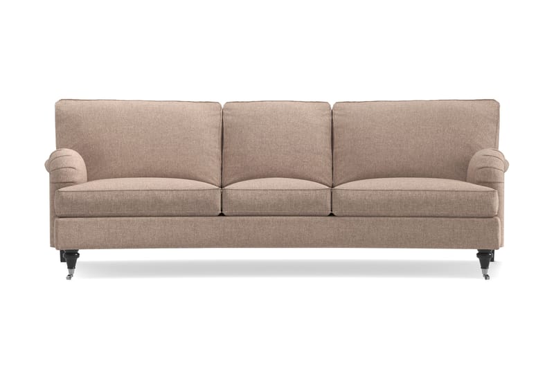 Howard Classic 3-personers Svunget Stofsofa, Mørkebege