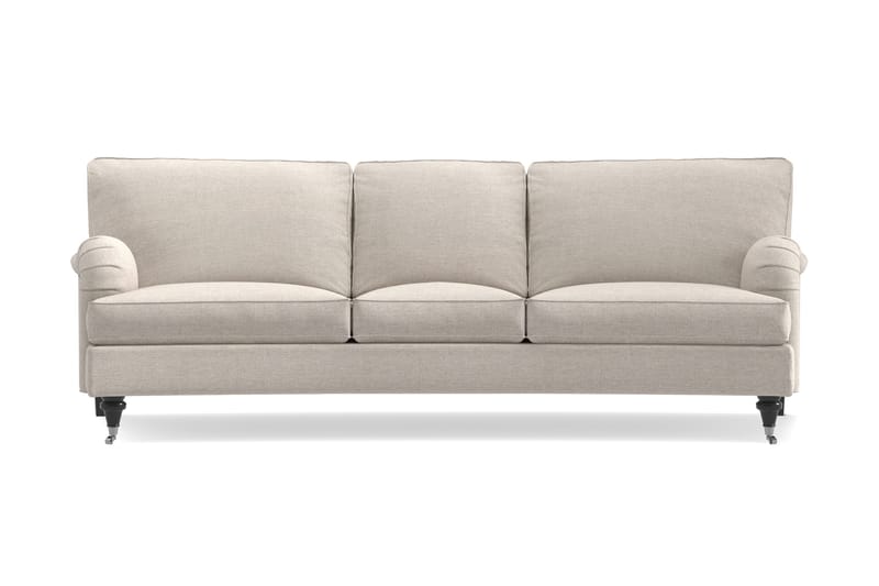 Howard Classic 3-personers Svunget Stofsofa, Beige