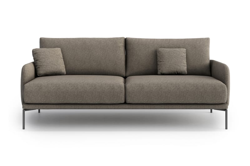 Inessa 3-pers. Sofa - Grå - 3 personers sofa