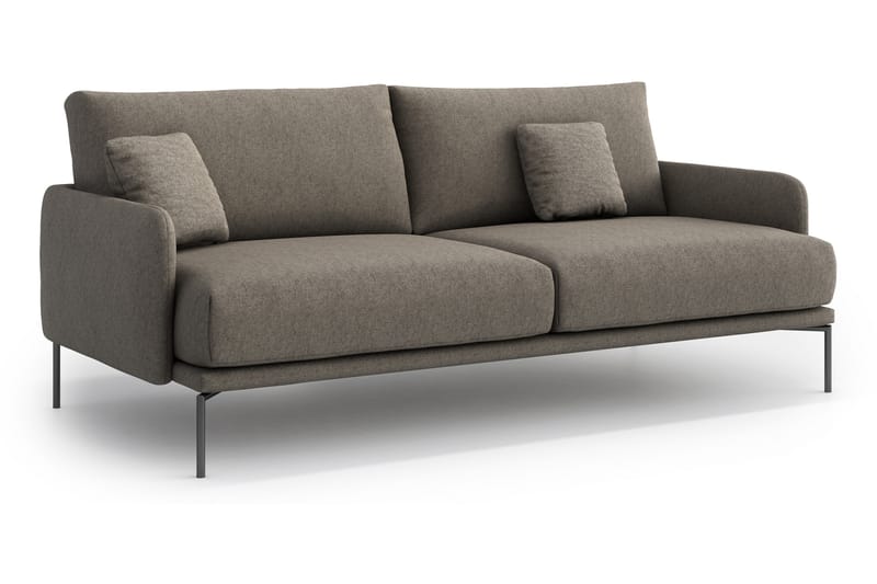 Inessa 3-pers. Sofa - Grå - 3 personers sofa