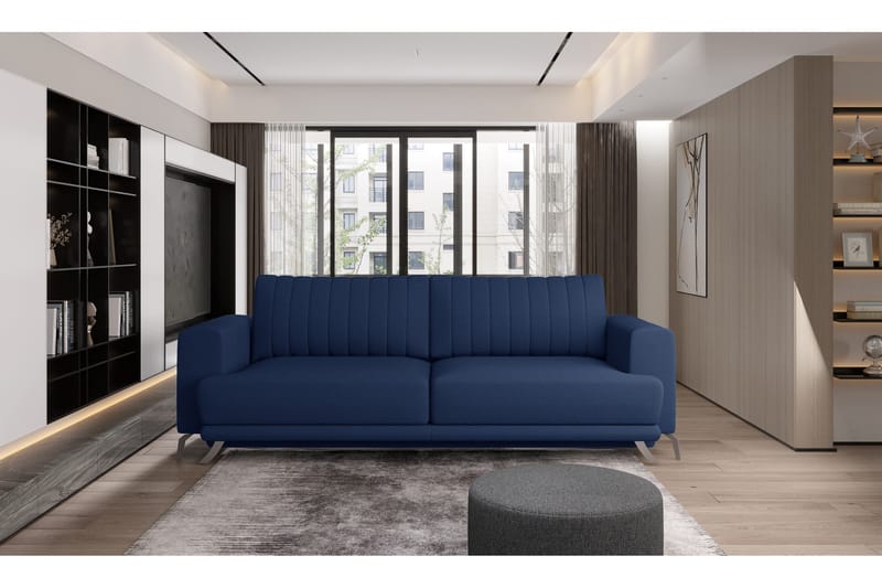 Jalissia 3-Pers. Sofa - Blå - Møbler - Sofaer - 3 personers sofa