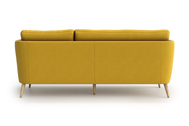 Janella 3-pers. Sofa - Gul - 3 personers sofa