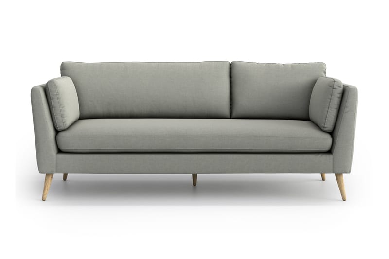 Janella 3-pers. Sofa - Lysegrå - 3 personers sofa