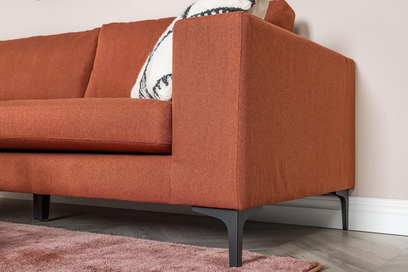 Johana 3-pers Sofa - Rød - 3 personers sofa