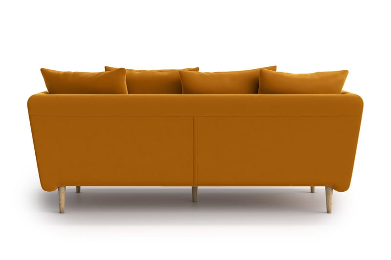 Joleen 3-pers. Sofa - Gul - 3 personers sofa