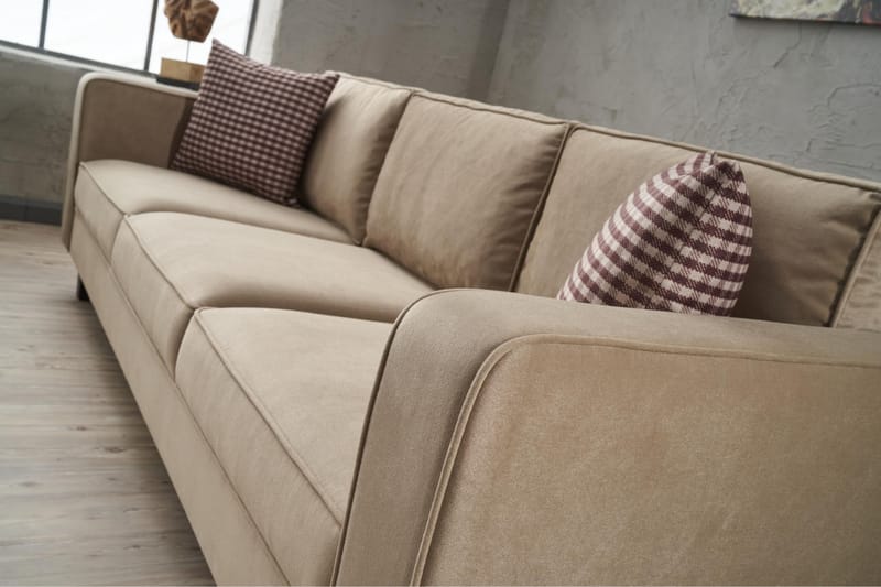 Kaletea Sofa 3-Pers. - Beige - 3 personers sofa