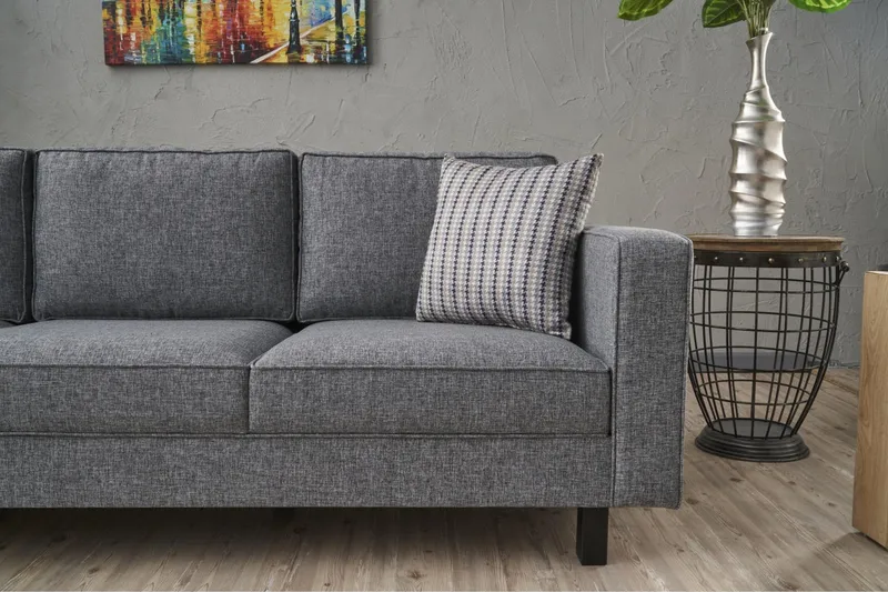 Kaletea Sofa 3-Pers. - Grå - Møbler - Sofaer - 3 personers sofa