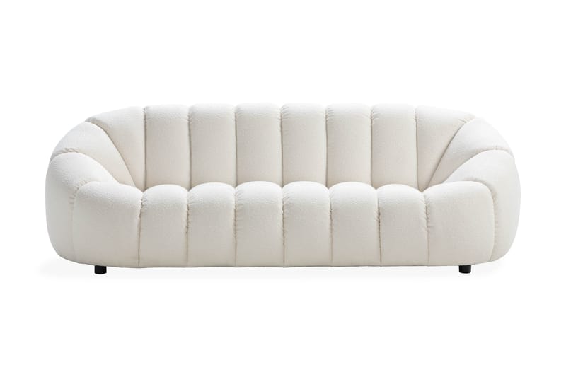 Kirtiman 3-person Sofa - Hvid - 3 personers sofa