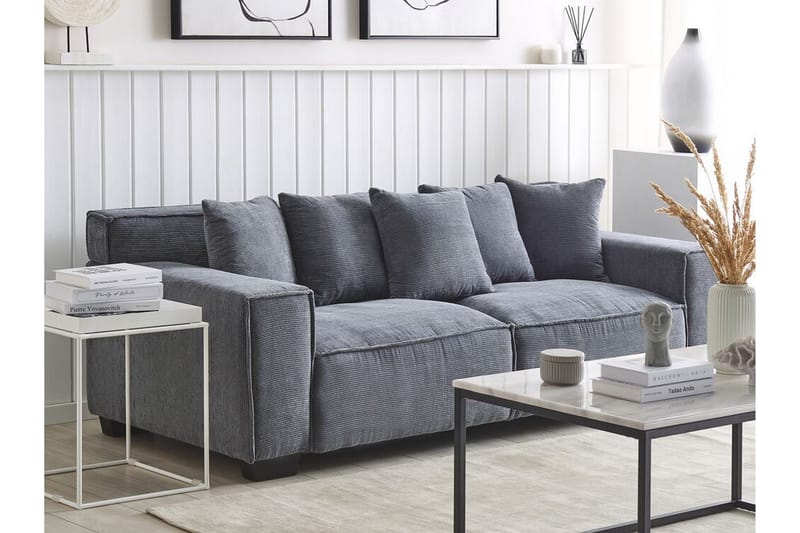 Lahall 3-Pers. Sofa - Mørkegrå - Møbler - Sofaer - 3 personers sofa