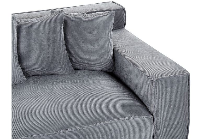 Lahall Manchestersofa 200 cm - Grå - Møbler - Sofaer - 3 personers sofa