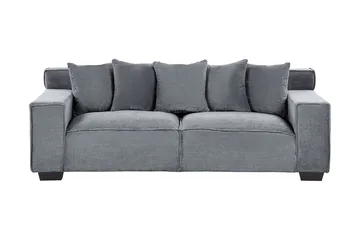 Lahall Manchestersofa 200 cm - Grå - Møbler - Sofaer - 3 personers sofa