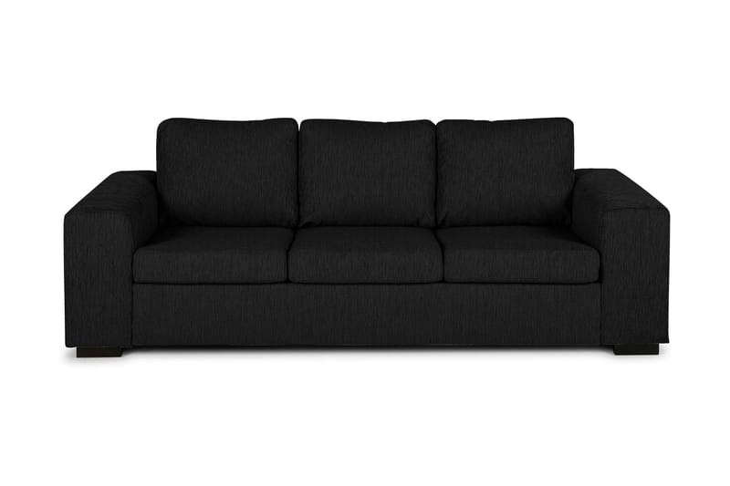Link 3-pers Sofa - Sort - 3 personers sofa