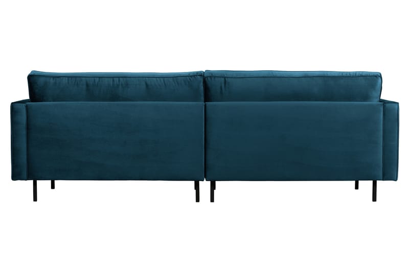 Lissbon 3-sæder Fløjlssofa 275 cm - Blå - Møbler - Sofaer - 3 personers sofa