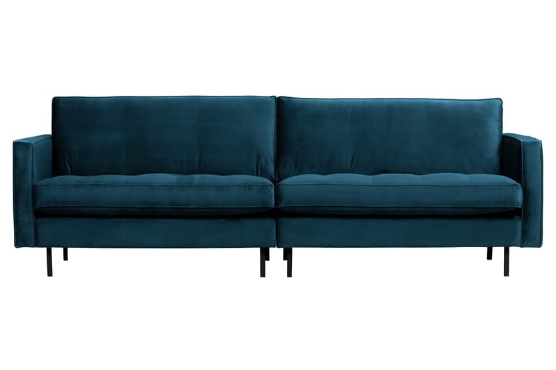 Lissbon 3-sæder Fløjlssofa 275 cm, Blå