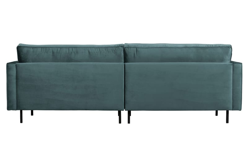 Lissbon 3-sæder Fløjlssofa 275 cm - Blå|Grøn - Møbler - Sofaer - 3 personers sofa