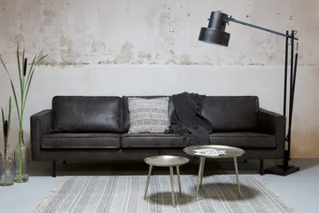 Lissbon 3-personers Sofa 277 cm i Læder - Antracit - Møbler - Sofaer - 3 personers sofa