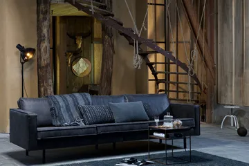 Lissbon 3-personers Sofa 277 cm i Læder - Antracit - Møbler - Sofaer - 3 personers sofa