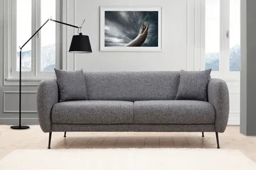 Longbush Sofa 3-personers - Grå - Møbler - Sofaer - 3 personers sofa