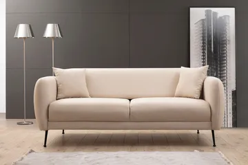 Longbush Sofa 3-personers - Beige - Møbler - Sofaer - 3 personers sofa