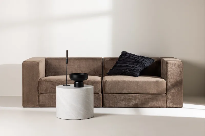 Lumi 3-pers Sofa - Brun - Møbler - Sofaer - 3 personers sofa