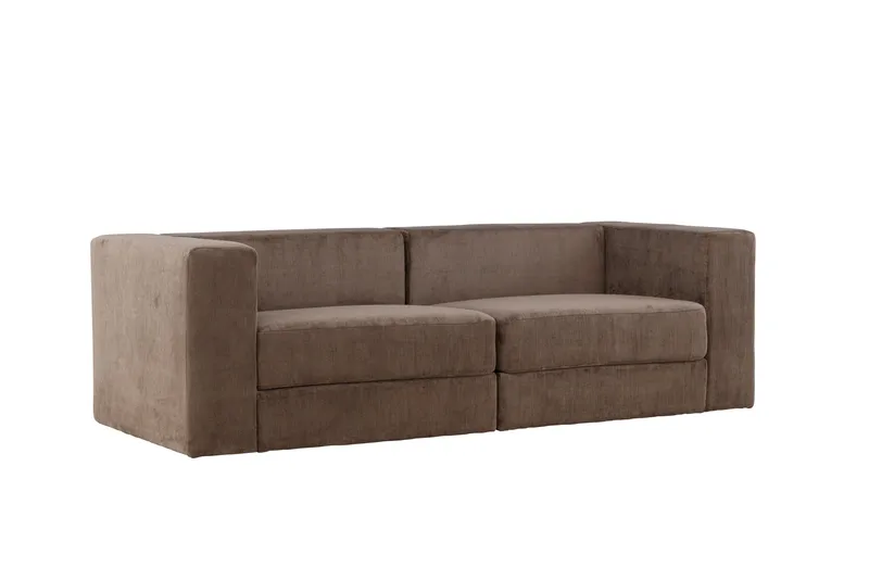 Lumi 3-pers Sofa - Brun - Møbler - Sofaer - 3 personers sofa