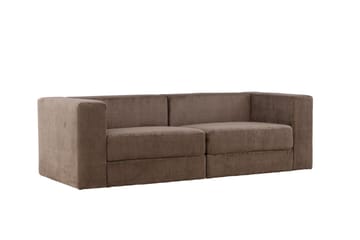 Lumi 3-pers Sofa - Brun - Møbler - Sofaer - 3 personers sofa
