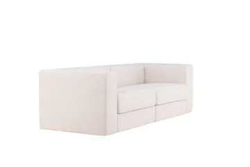 Lumi 3-pers Sofa - Hvit - Møbler - Sofaer - 3 personers sofa