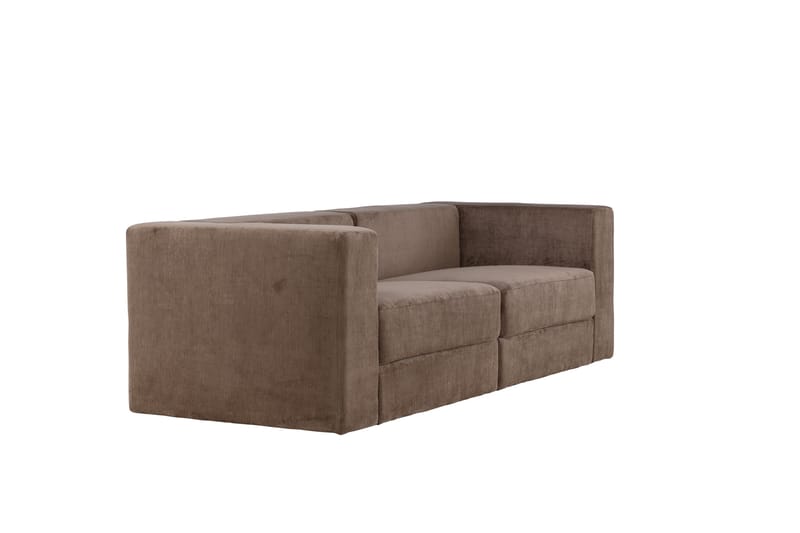 Lumi 3-pers Sofa - Brun - 3 personers sofa