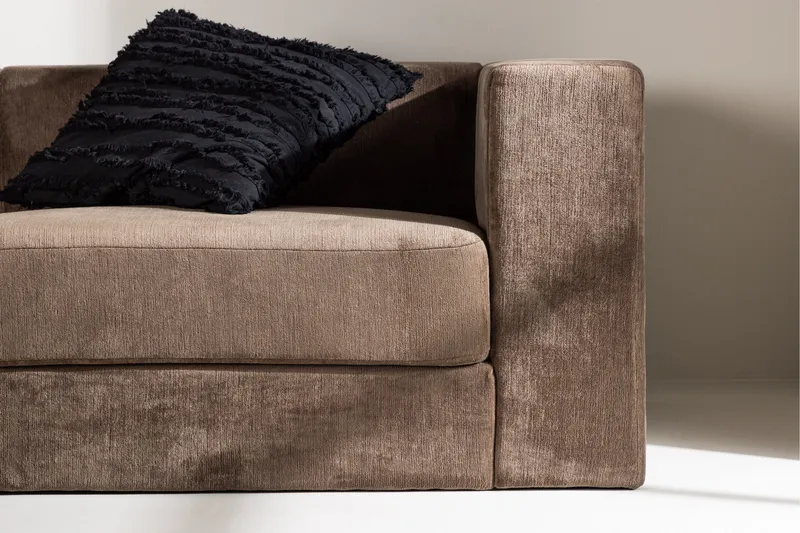 Lumi 3-pers Sofa - Brun - Møbler - Sofaer - 3 personers sofa