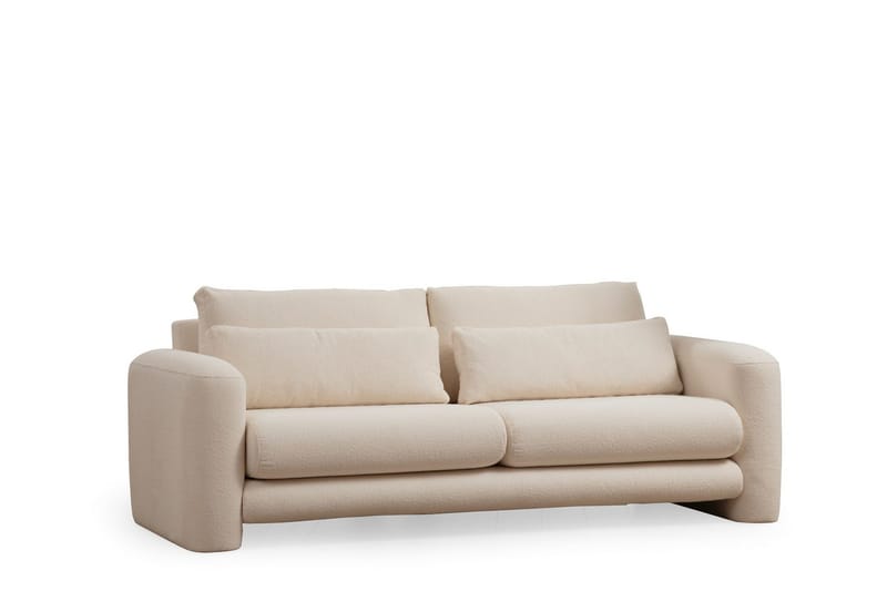 Makhan Sofa 3-personers, Lysebeige
