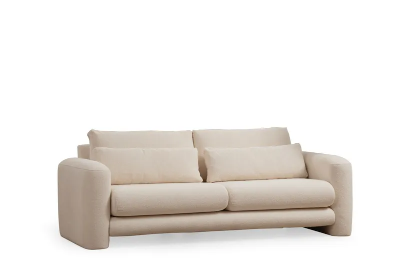 Makhan Sofa 3-personers, Lysebeige