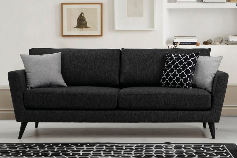 Mangia 3-Pers. Sofa - Grå - Møbler - Sofaer - 3 personers sofa