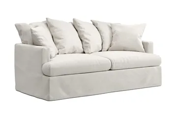 Menard 3-personers Dyb Stofsofa - Beige - Møbler - Sofaer - 3 personers sofa