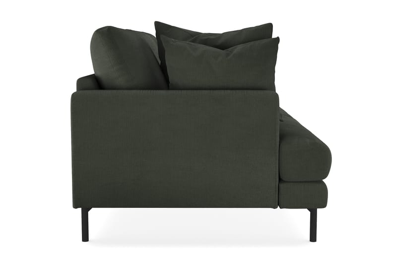 Menard 3-personers Dyb Manchestersofa - Mørkegrøn - Møbler - Sofaer - 3 personers sofa