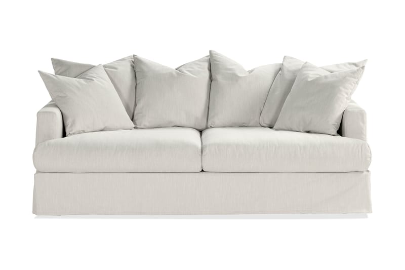 Menard 3-personers Stofsofa - Lysegrå - Møbler - Sofaer - 3 personers sofa
