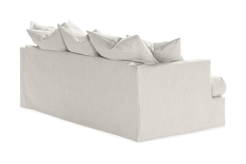 Menard 3-personers Stofsofa - Lysegrå - Møbler - Sofaer - 3 personers sofa